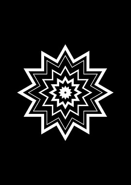 Black and White Geometric