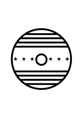 Black and White Glyph Rune