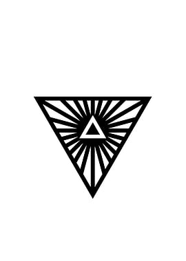 Black Sacred Geometry Rune