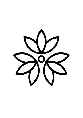 Black and White Glyph Rune