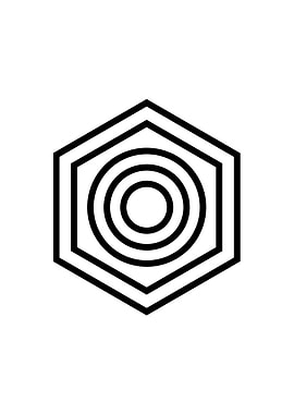 Black Sacred Geometry Rune