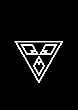 White Glyph Mandala Rune