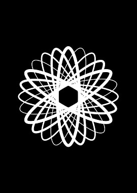 White Glyph Mandala Rune