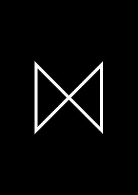 Black Glyph Mandala Rune