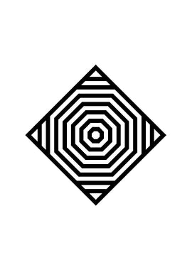 Black Glyph Mandala Rune