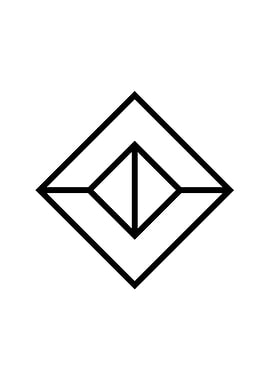 Black Sacred Geometry Rune