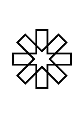 Black Sacred Geometry Rune