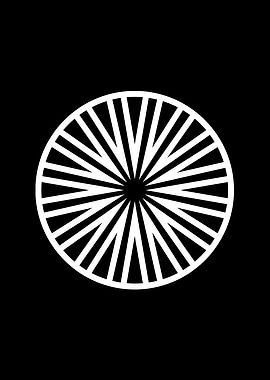 Black and White Glyph Rune