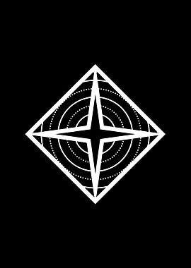 White Glyph Mandala Rune