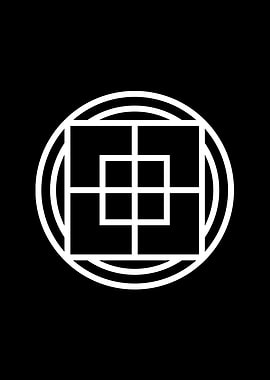 Black Glyph Mandala Rune