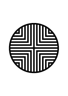 White Glyph Mandala Rune