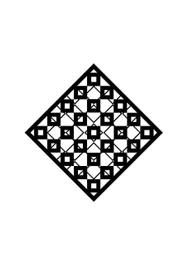 Black Sacred Geometry Rune