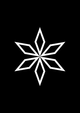 Black and White Glyph Rune