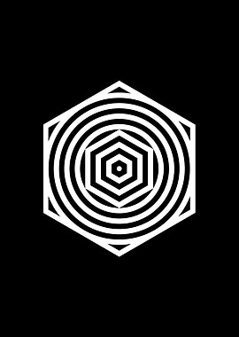 White Sacred Geometry Seal