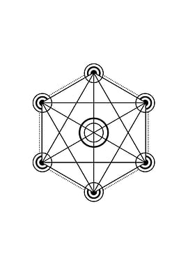 Black Glyph Mandala Rune