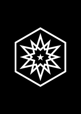White Sacred Geometry Seal