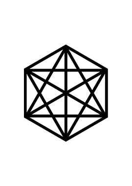 Black Sacred Geometry Rune