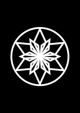 Black and White Glyph Rune