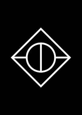 White Glyph Mandala Rune