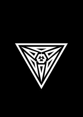 White Glyph Mandala Rune