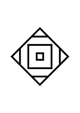 Black Sacred Geometry Rune