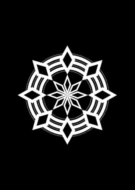 Black and White Glyph Rune