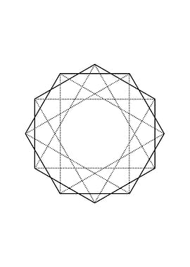 Black and White Glyph Rune