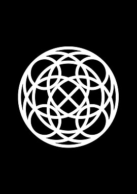 Black Glyph Mandala Rune