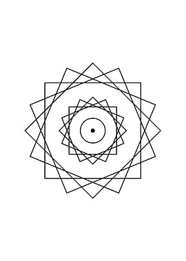 Black and White Geometric