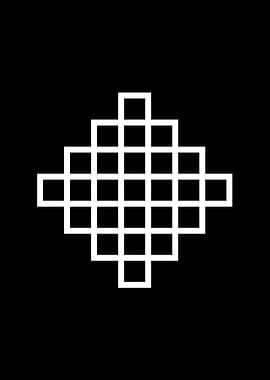 Black and White Glyph Rune