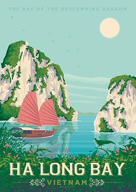 Vietnam Ha Long Bay Print