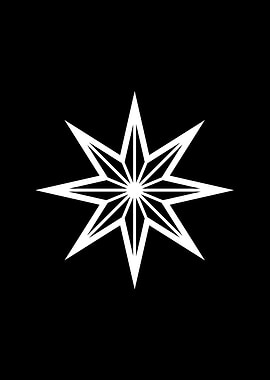 Black Geometric Glyph Rune