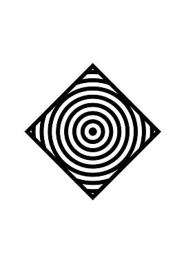 Black Sacred Geometry Rune