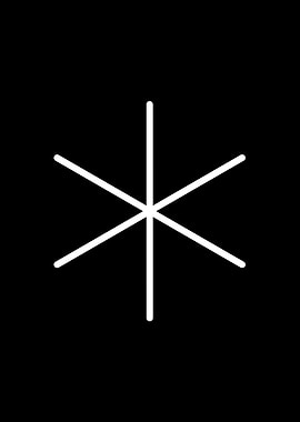 Black Glyph Mandala Rune