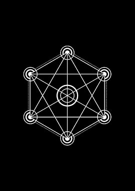 Black Glyph Mandala Rune