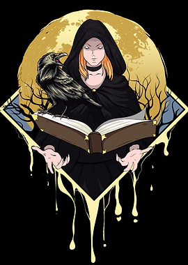 Witch Crow Raven Occult