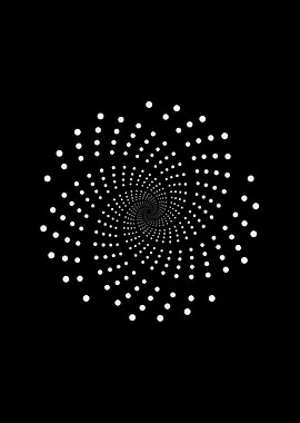 White Geometric Glyph Sign