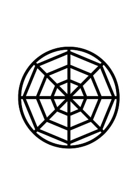 Black Geometric Glyph Rune