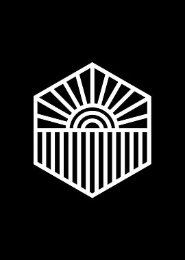 White Sacred Geometry Seal