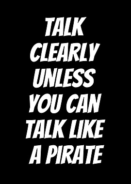 Talk Like A Pirate