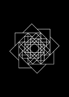 Black and White Geometric