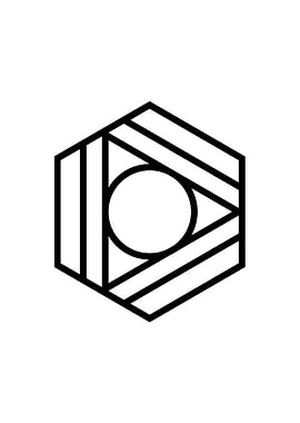 White Glyph Mandala Rune