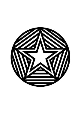 Black and White Glyph Rune