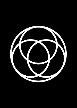 Black Sacred Geometry Rune