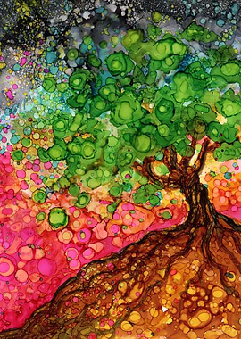 Sunset Mother Earth Tree