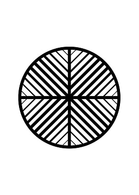 Black Glyph Mandala Rune