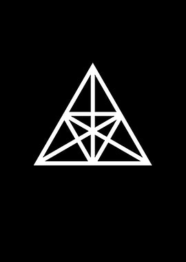 White Sacred Geometry Seal