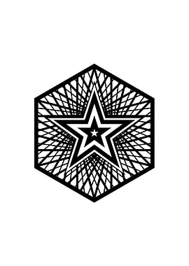 Black Glyph Mandala Rune