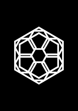 White Sacred Geometry Seal
