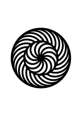 White Geometric Glyph Sign